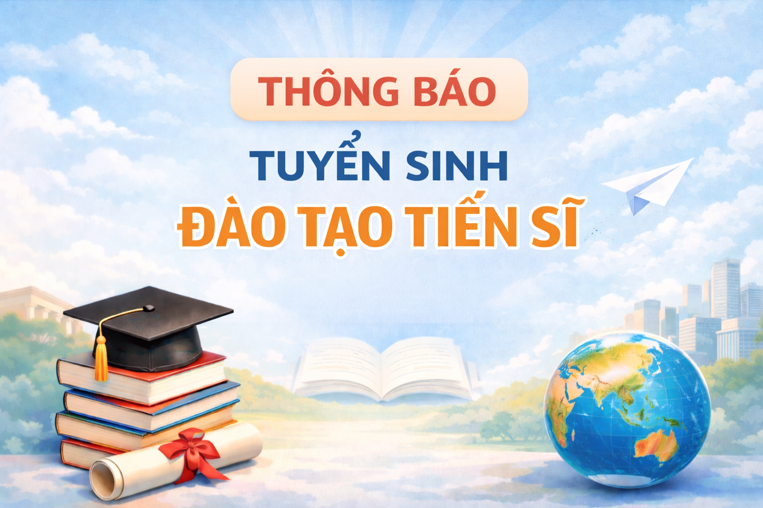 THÔNG BÁO: Tuyển sinh đào tạo trình độ Tiến sĩ đợt 2 năm 2026